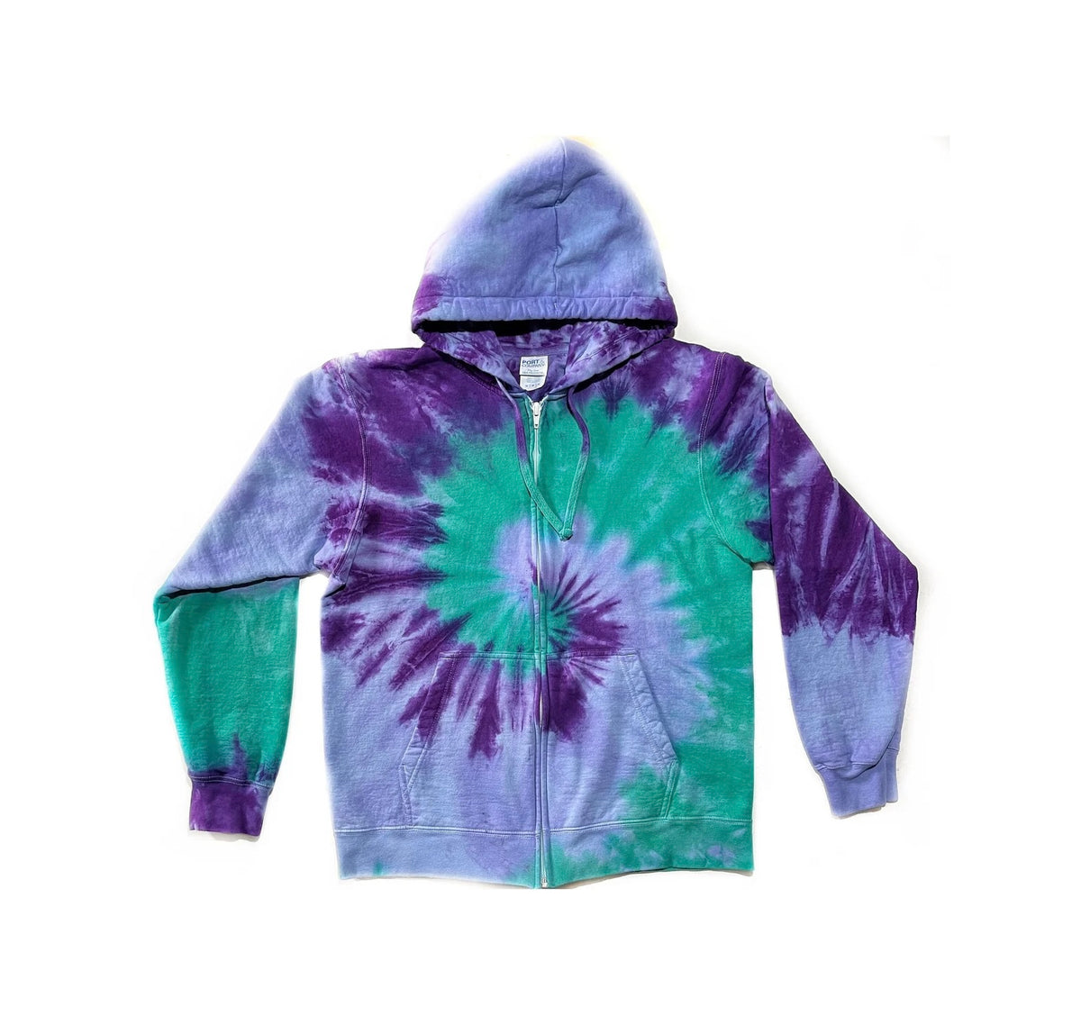 G-DRAGON ジヨン HOODIE TIE-DYE BLUE VER. The Dragon's Tail Tie Dye Zipper Hoodie – Jake's Tie Dye