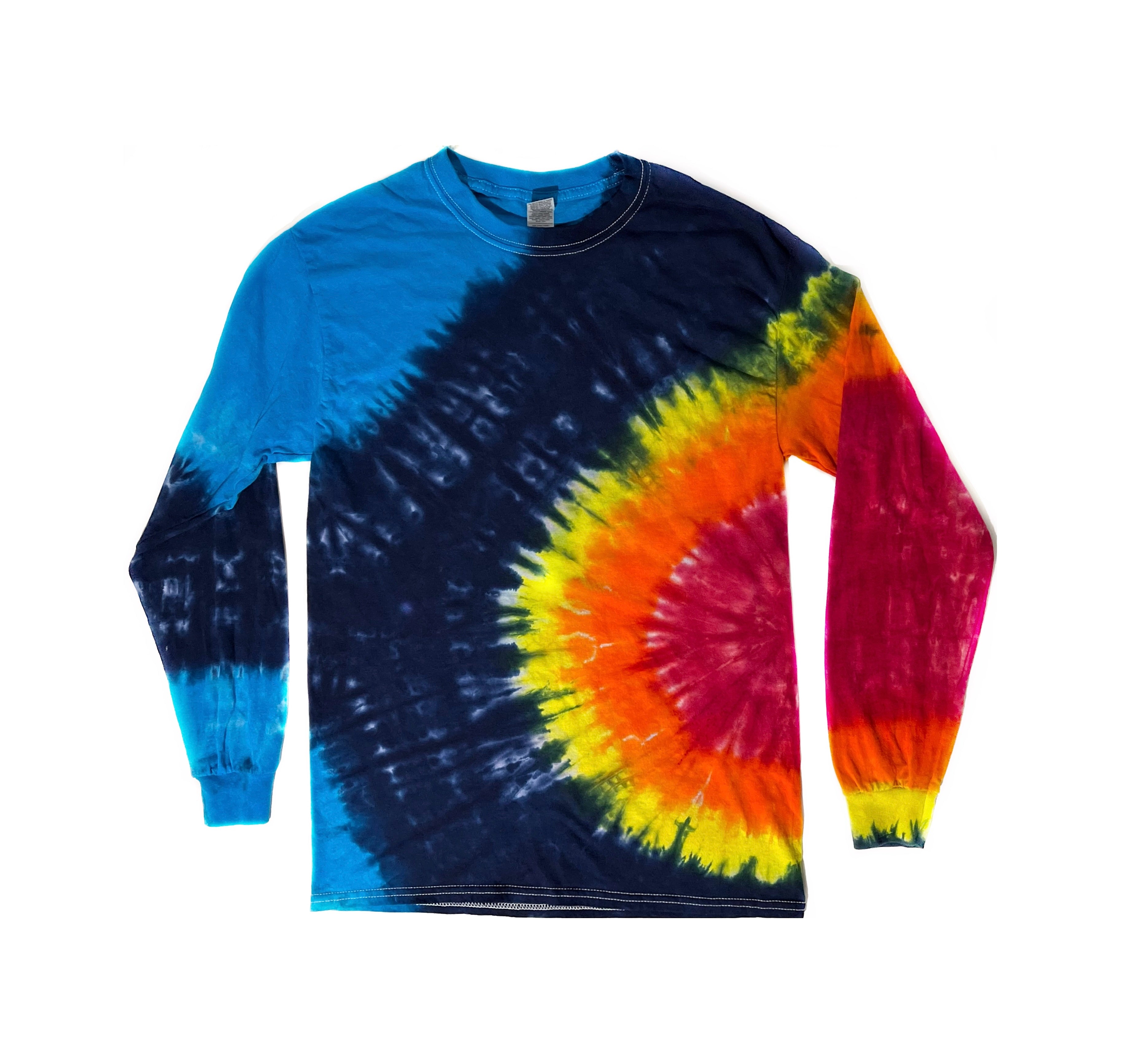 【oan】Kalia Dyeing Long Sleeve T-Shirt The Hawaiian Islands Tie Dye Long Sleeve Shirt – Jake's Tie Dye