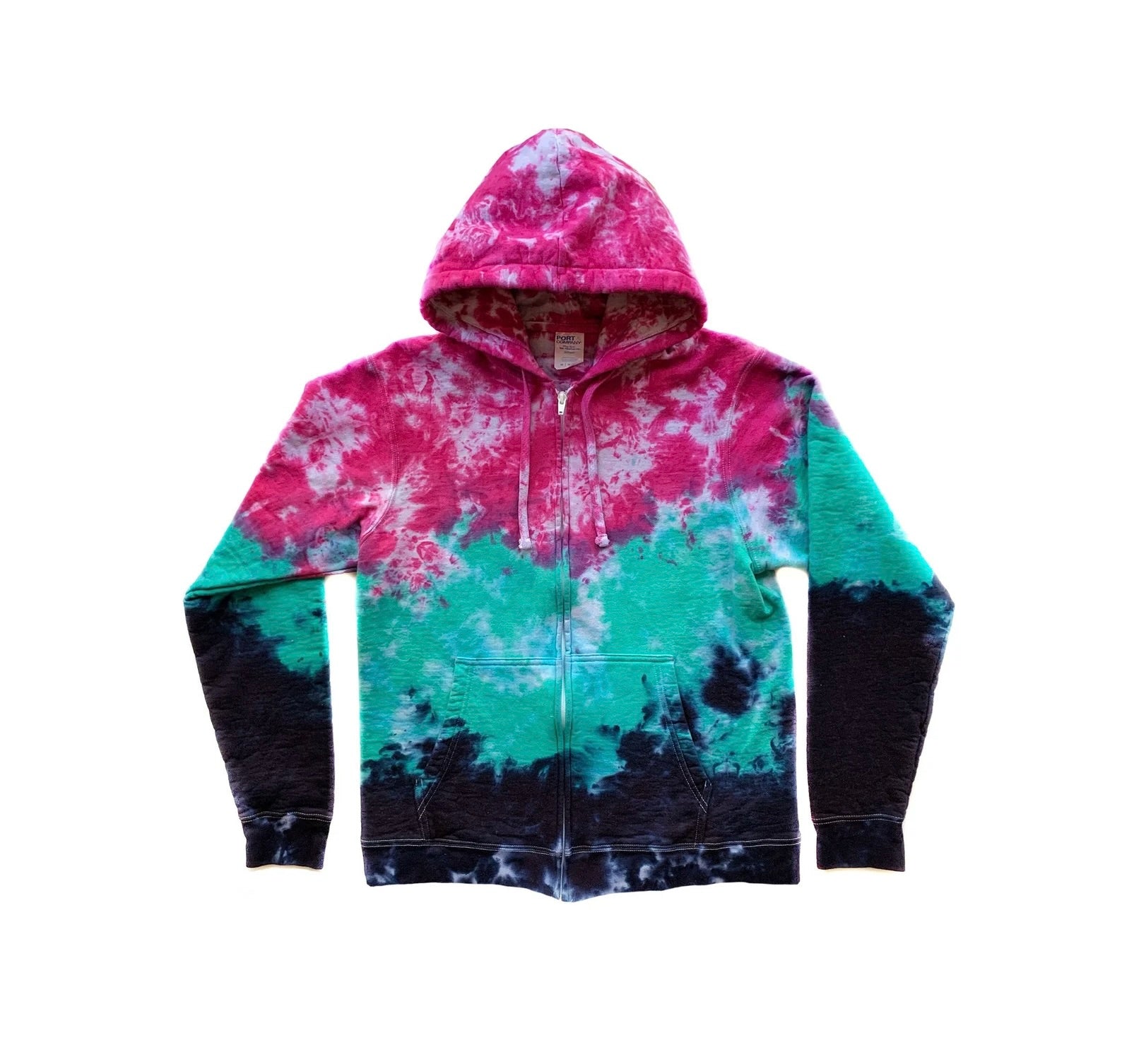 The 90s Called Tie Dye Zipper Hoodie Jake's Tie Dye